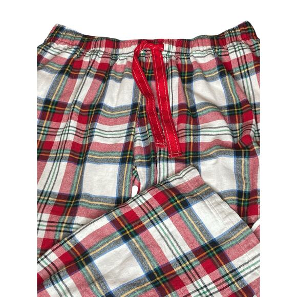 Old Navy Maternity Sz Small Flannel Pajama PJ Pant Lounge Plaid Tartan Pockets - Picture 5 of 12